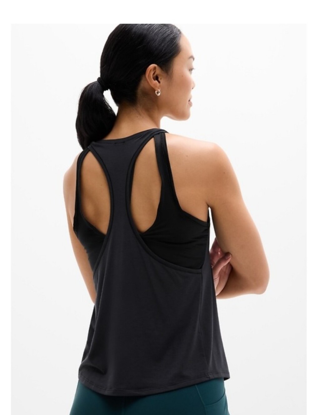 Athleta Black Tank Top Size M